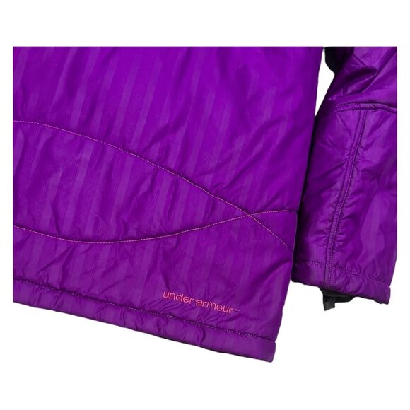 Under Armour Long Fleece-Lined Winter Puffer Parka Jacket - Womens Medium - Picture 7 of 7